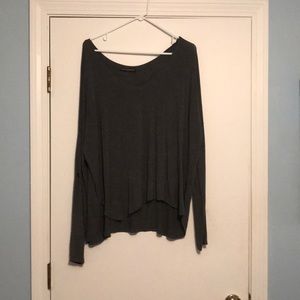 Grey brandy Melville shirt